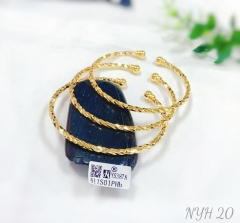 Polishing simple style bangle set