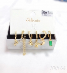 Irregular model fine earring