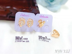 Hoop/mickey model glossy earring