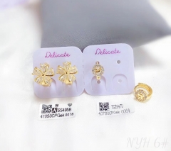 Flower model exquisite earring