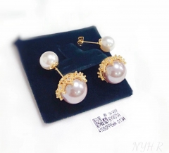 Polishing pearl stud earring