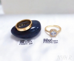 Polishing style zircon rings