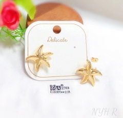 Star style polishing earring