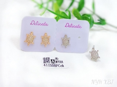 Turtle shape exquisite stud earring