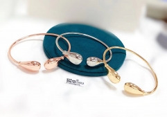 Water drop model polishing bangle set