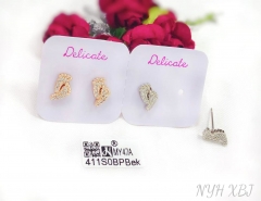 Foot model fashion stud earring