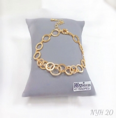 Hollow style gorgeous gold/silver color hand chain