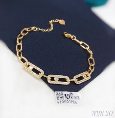 Hollow model fine gold/silver color hand chain