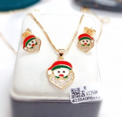 Christmas snowman ⛄ exquisite earrings and necklace