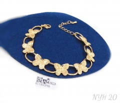 Butterfly style hot sale style gold/silver bracelet