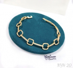 Simple fashion style gold/silver bracelet