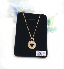 Concise exquisite zircon necklace