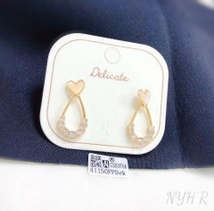 Hollow style elegant stud earring