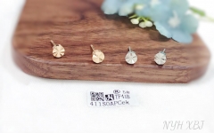 Round polishing earring