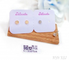 Small fine polishing earring