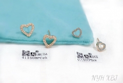 Hollow heart style exquisite earring