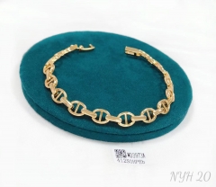 Classic fashion style gold/silver bracelet