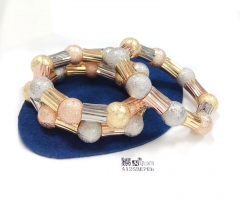 Handmade big beads style bracelet set