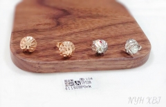 Round style small fine earring