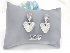 Exquisite fashion heart pendant earring