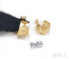 Polygonal style popular earrings