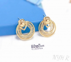 Translucent hollow style exquisite earring