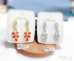 Sumptuous fine zircon earring