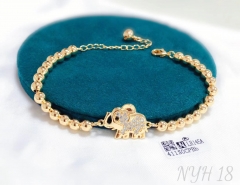 Elephant shape beads trendy bracelet