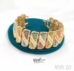 Color mixing style big bracelet