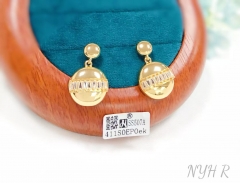 Round shape pendant exquisite earring