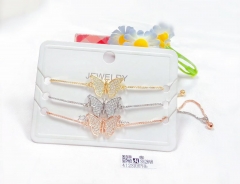 Butterfly gem style bracelet set