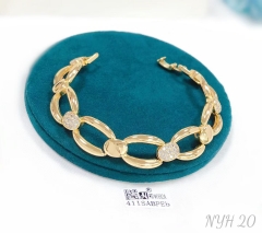 Hollow exquisite shape gold/silver bracelet