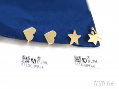 Heart/star shape polishing ear clip