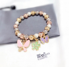 Butterfly/flower pendant cute fashion bracelet