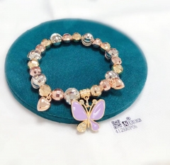 Butterfly pendant exquisite bracelet