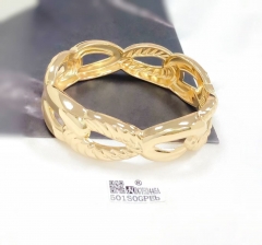 Exquisite hollow style gold/silver bangle