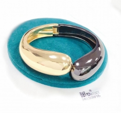 Gold/black pattern exquisite bangle