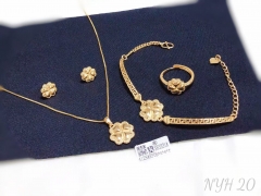 Four leaf clover shape popular jewelry set