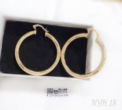 Polishing simple hoop earring