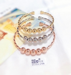 Polished ball shape bangle set