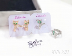 Fox style trendy earring