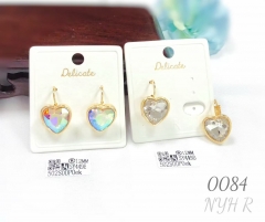 Popular heart style fashion earring