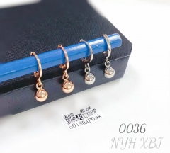 Hoop Earrings Round Beads Earrings