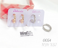 Minimalist Zircon Earrings