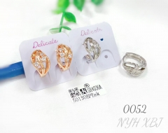 Cubic Zirconia Hoops Earrings