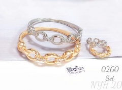 Gold diamond bracelet