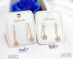 Sparkling diamond earrings