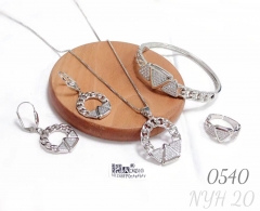 Personalized triangle stitching four-piece set