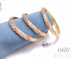 Simple three-color bracelet set