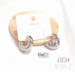 Silver Simple Earrings